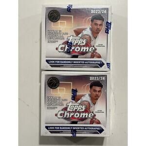 2023-24 Topps Chrome Basketball Monster Box - Factory Sealed Mega - IN HAND